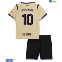 Barcelona Lamine Yamal #10 Gostujuci Dres za djecu 2025-26 Kratak Rukav (+ Kratke hlače)